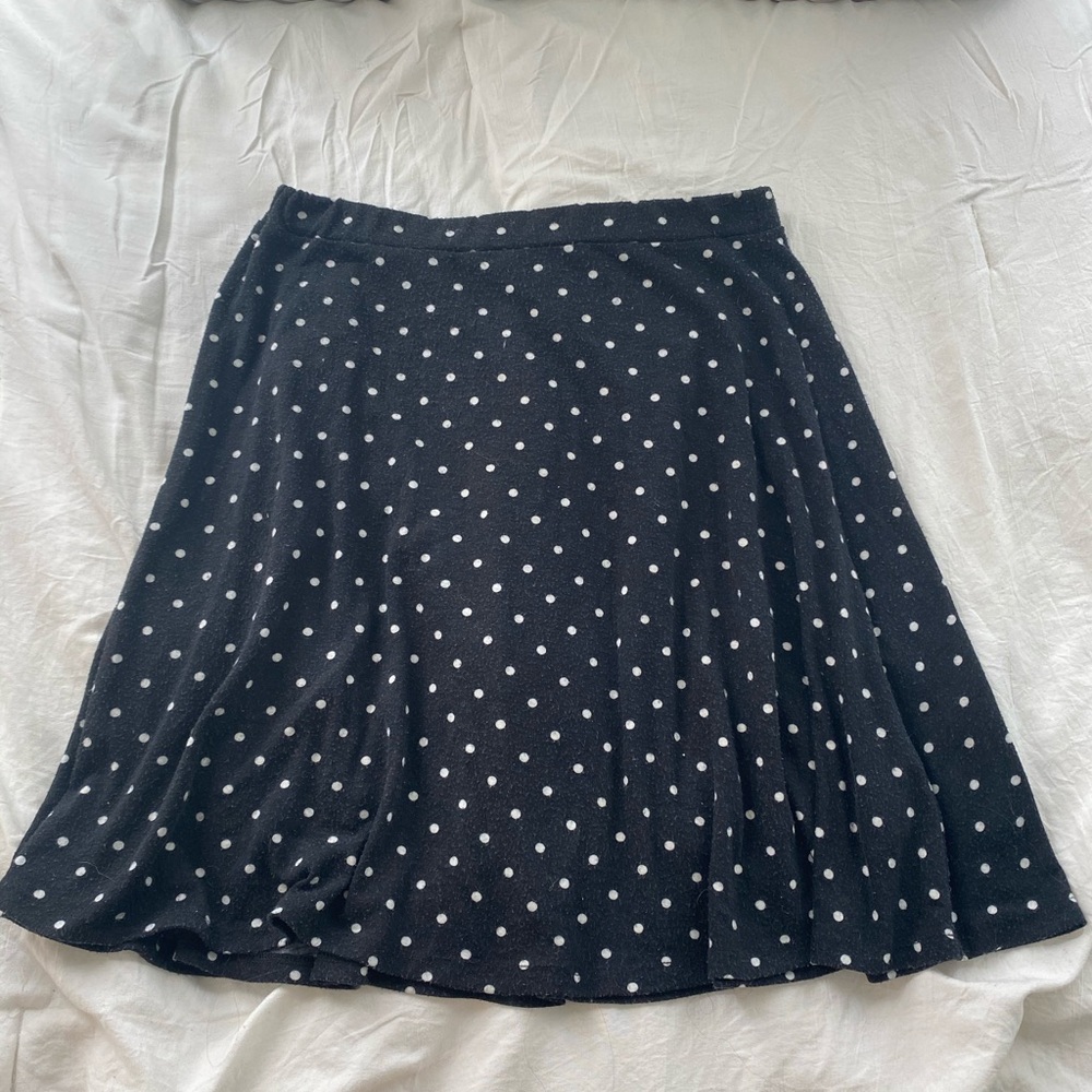 Very Stretchy & Comfy Polka Dot Skater Skirt